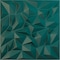 Ekena Millwork 19 5/8in. W x 19 5/8in. H Leto EnduraWall Decorative 3D Wall Panel Covers 2.67 Sq. Ft. WP20X20LTGLN - alternate 1